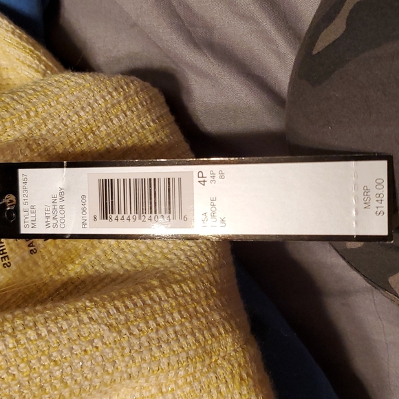 NEW Tahari Arthur S Levine petite yellow dress - Picture 8 of 15